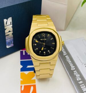 Skmei Men's Watches Trendy Quartz Watches Waterproof Watches Gold