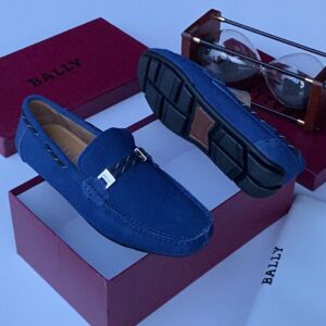 BLUE SUEDE LOAFERS